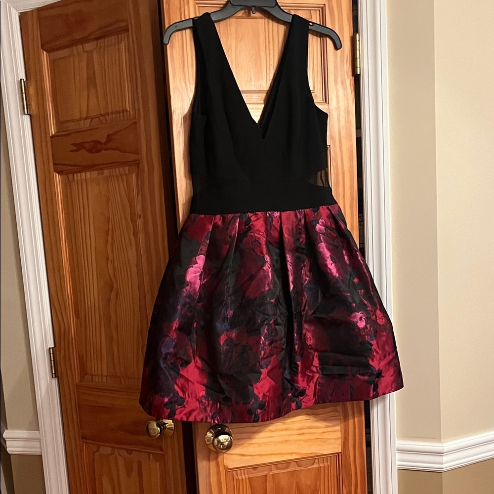 Black and Red Floral Dress
L